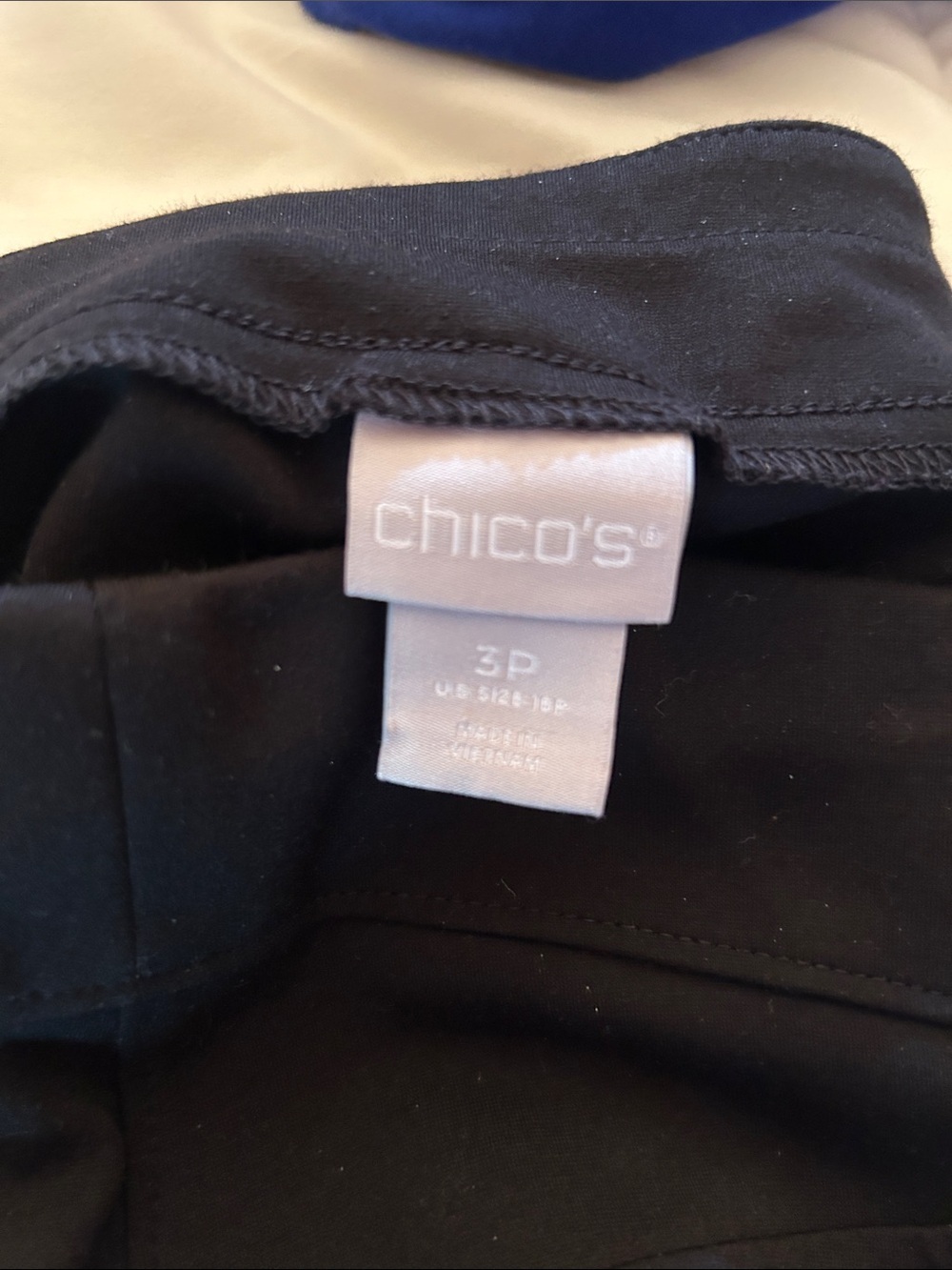 Chico’s Black Pull-On Slim Ankle Pants Size 3P, 14P, XLP - Picture 4 of 6